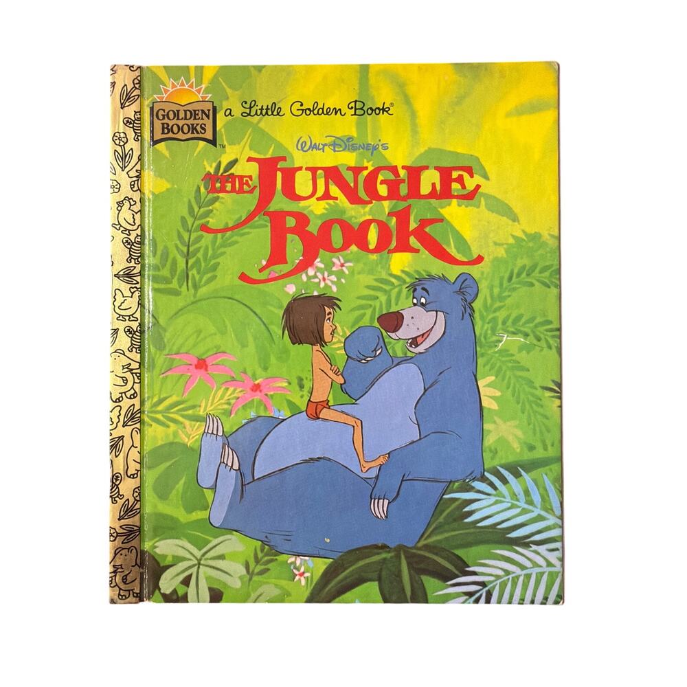 Walt Disney's The Jungle Book a Little Golden Book Hardcover VTG Vintage 1998